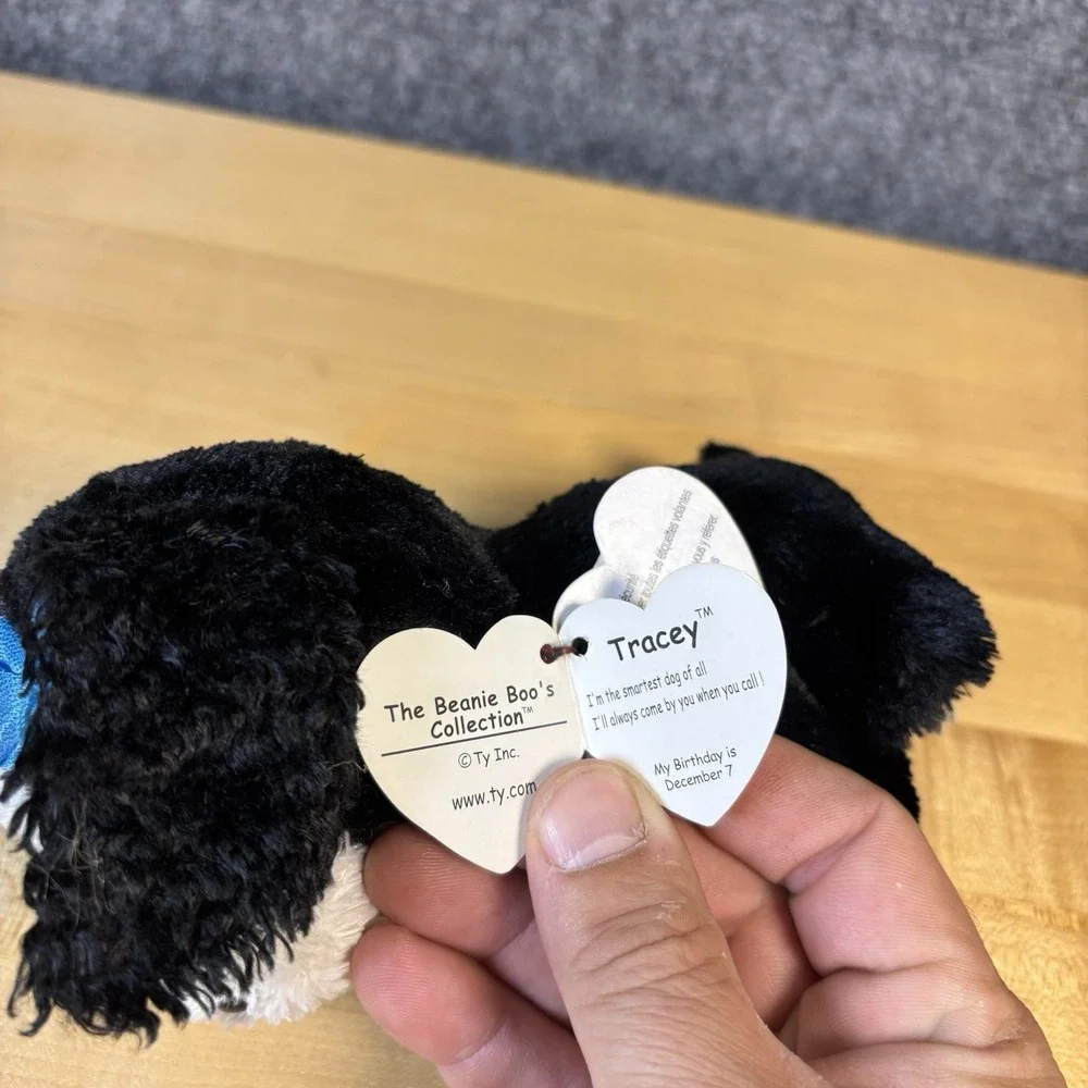 Ty Beanie Boos‎ Tracey Dog Plush Small 6
